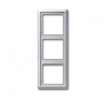 Рамка 3-постовая, серия Allwetter 44, цвет серебристо-алюминиевый  1730-0-0280   2CKA001730A0280  ABB