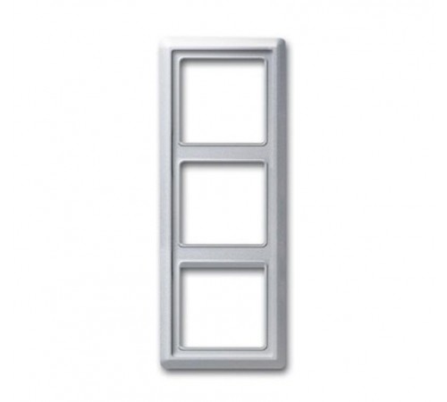 Рамка 3-постовая, серия Allwetter 44, цвет серебристо-алюминиевый  1730-0-0280   2CKA001730A0280  ABB