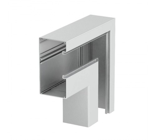 Плоский угол кабельного канала Rapid 80 90x170 мм (алюминий,анодированный) (GA-AFF90170EL)  6279533  OBO Bettermann