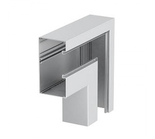 Плоский угол кабельного канала Rapid 80 90x170 мм (алюминий,белый) (GA-AFF90170RW)  6279530  OBO Bettermann