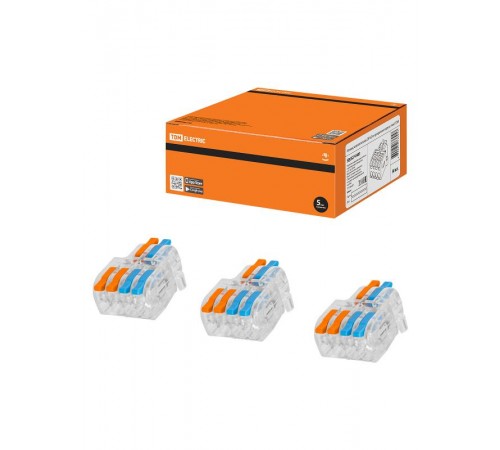 Клемма разветвительная СКР-624 в прозрачном корпусе (4 мм2)  SQ0527-0403  TDM