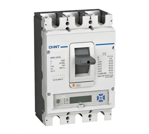 Выключатель автоматический защиты двигателя NM8N-800C EMM 630А 36кА 3P, LCD (R)  273099  CHINT