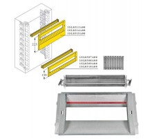 DIN-рейка+пластрон H=225мм для шкафа GEMINI (Размер2-3)  1SL0313A00  ABB