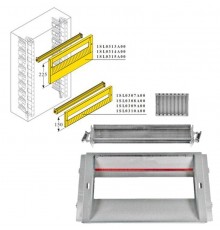 DIN-рейка+пластрон H=150мм для шкафа GEMINI (Размер1)  1SL0307A00  ABB