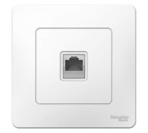 Blanca Белый С/У Розетка телефонная RJ11  BLNIS011001  SE