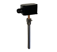 Датчик температуры погружной, -50...+150°С 0...10В 200мм =15...35В с гильзой 150мм  SPTV200  SE