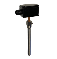 Датчик температуры погружной, -50...+150°С 0...10В 200мм =15...35В с гильзой 150мм  SPTV200  SE