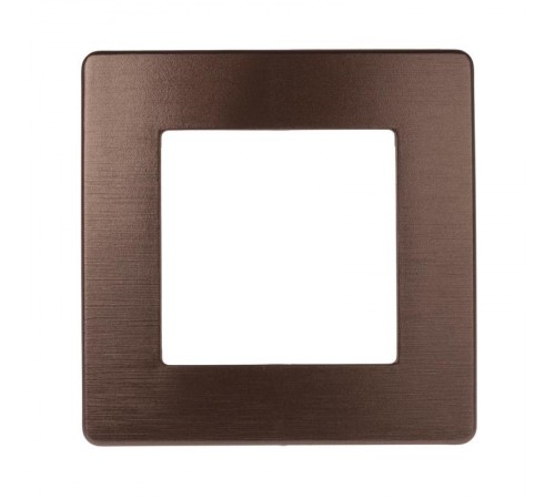 Рамка для розеток и выключателей серия 12 12-5101-13 на 1 пост, сатин, бронза  Б0052506  ЭРА