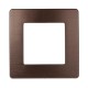Рамка для розеток и выключателей серия 12 12-5101-13 на 1 пост, сатин, бронза  Б0052506  ЭРА