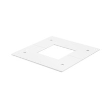 Накладка потолочная колонны ISS130130 отверстие 47х47 мм, габарит 107х107х2 мм, сталь RAL 9010  6286820  OBO Bettermann