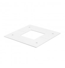 Накладка потолочная колонны ISS130130 отверстие 47х47 мм, габарит 107х107х2 мм, сталь RAL 9010  6286820  OBO Bettermann