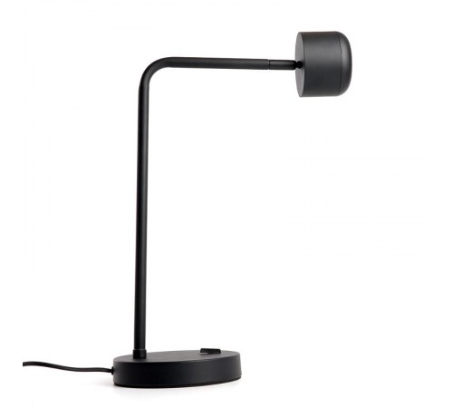 Светильник настольный под лампу GX53, max 12W, 230V , черный, DE365  48404  FERON