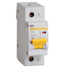 Выключатель автоматический однополюсный ВА47-100 10А D 10кА KARAT  MVA40-1-010-D  IEK
