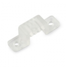 Силиконовое крепление для LED ленты 220В 5050, 14 мм, белый, UCC-Q220 K14 CLEAR 050 POLYBAG 50 шт/упак  10972  Volpe