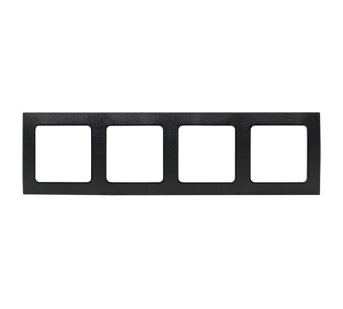 Стокгольм Рамка 4-местная черная EKF PROxima  EAM-G-303-30  EKF