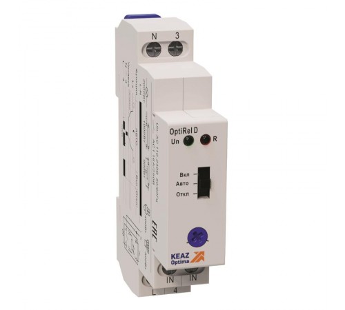 Реле лестничного освещения OptiRel D SSW-1-230A-1 с ручным управлением 16А 1СО 230АС  357859  КЭАЗ