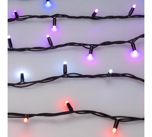Светодиодная гирлянда ARD-STRING-PRO-10000-BLACK-100LED-MILK-LIVE RGB-DMX (24V, 10W) (Ardecoled, IP65)  031754  Arlight