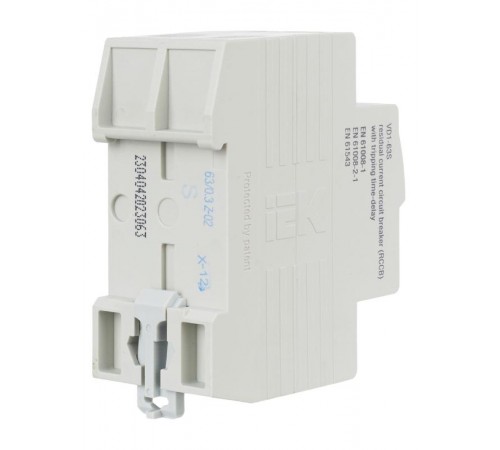 Выключатель дифференциальный (УЗО) ВД1-63S 2п 63А 300мА тип AC  MDV12-2-063-300  IEK