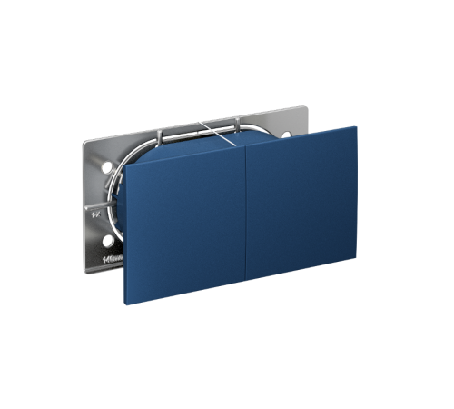 AtlasDesign Аквамарин Розетка 2-ая с заземлением со шторкамисо сдвиж. крышк, 16А, в сборе  ATN001128  SE