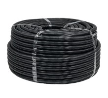 Труба гофр. FRHF с зондом d20мм (100м) черная Plast EKF PROxima  FRHF-20  EKF