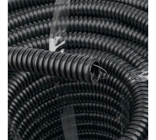 Труба гофр. FRHF с зондом d20мм (100м) черная Plast EKF PROxima  FRHF-20  EKF