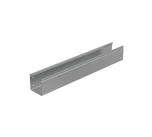 Лоток неперф. 100х100х1,0 L2000 мм "Стандарт ПЛЮС" INOX304  LNEplus100-100-1.0-2000 INOX304  КМ-Профиль
