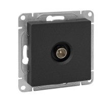 Механизм розетки TV, одиночная, чёрный Эпика EKF  UP1-SOB-TV-1  EKF