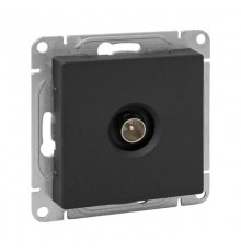 Механизм розетки TV, одиночная, чёрный Эпика EKF  UP1-SOB-TV-1  EKF