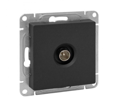 Механизм розетки TV, одиночная, чёрный Эпика EKF  UP1-SOB-TV-1  EKF