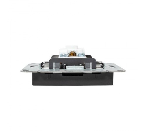 Механизм розетки TV, одиночная, чёрный Эпика EKF  UP1-SOB-TV-1  EKF