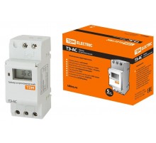 Таймер электронный ТЭ-АС-1мин/24ч-8on/off-16А-DIN (астрономический)   SQ1503-0023  TDM