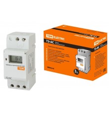 Таймер электронный ТЭ-АС-1мин/24ч-8on/off-16А-DIN (астрономический)   SQ1503-0023  TDM