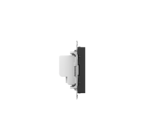 Механизм розетки TV, проходная, чёрный Эпика EKF  UP1-SOB-TV-2  EKF