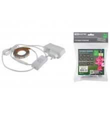 Комплект светодиодной ленты SMD2835-60 LED/м-12 В-4,8 Вт/м-IP65-3000 К (1 м), 6 Вт  SQ0331-0231  TDM