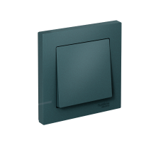 AtlasDesign Изумруд Выключатель 1-клавишный сх.1, 10АХ, (в сборе с рамкой)  ATN000812  SE