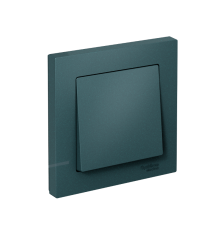 AtlasDesign Изумруд Выключатель 1-клавишный сх.1, 10АХ, (в сборе с рамкой)  ATN000812  SE