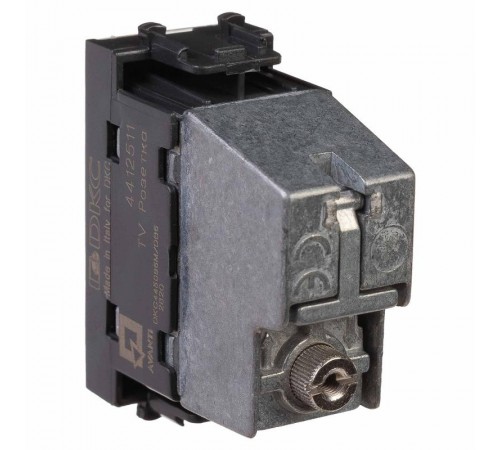 Розетка TV проходная модульная, "Avanti", "Черный матовый", 1 модуль  4412511  DKC