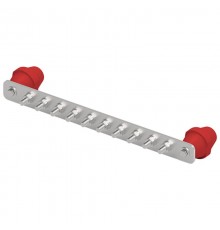 Шина уравнивания потенциалов 40х5, 8 подключений М8, медь, 792923  МШ-923-М   Ostec