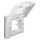 Рамка для монтажа в стену "Avanti", IP55, "Белое облако", 2 модуля  4400922  DKC
