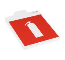 Световой указатель аварийного освещения светодиодный BS-RADEM-10-S1-ELON White 2,2Вт IP40 подвесной централизованный  a17035  Белый свет