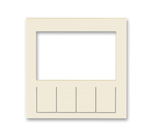 ABB Levit Слоновая кость / белый Сменная панель на накладку терморегулятора / таймера Слоновая кость  ND3292H-A11 17  2CHH910011A8017  ABB