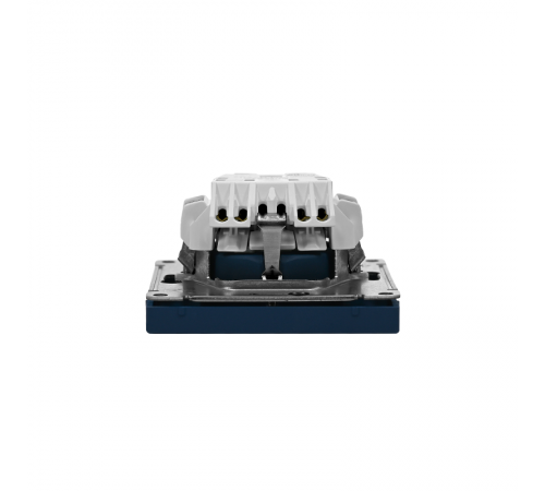 ArtGallery Аквамарин Розетка с заземлением со шторками, 16А, механизм, быстрозажим. клем.  GAL001145S  SE