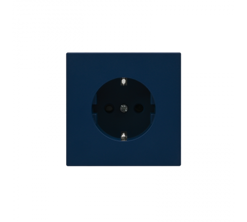 ArtGallery Аквамарин Розетка с заземлением со шторками, 16А, механизм, быстрозажим. клем.  GAL001145S  SE