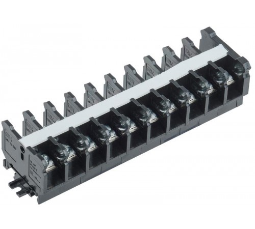 Блок зажимов БЗН TK-060 10 мм2 60А на DIN-рейку 10 пар  YZN43-10-010-K02  IEK