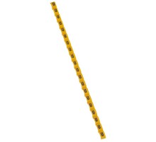 Маркер Duplix - чёрная маркировка на желтом фоне - заглавная буква U  038430  Legrand