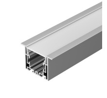 Профиль с экраном S2-LINIA55-F-2500 ANOD+OPAL  021176  Arlight