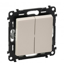 Valena LIFE DIY Сл.кость Выключатель 2-клавишный 10А 250В  752505  Legrand