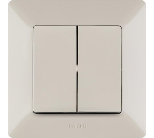 Valena LIFE DIY Сл.кость Выключатель 2-клавишный 10А 250В  752505  Legrand