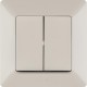 Valena LIFE DIY Сл.кость Выключатель 2-клавишный 10А 250В  752505  Legrand