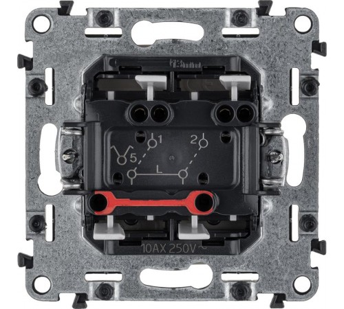 Valena LIFE DIY Сл.кость Выключатель 2-клавишный 10А 250В  752505  Legrand